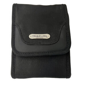 Travelon Wallet with Hidden Crossbody Strap Black